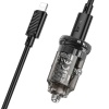 HOCO Z53 Sight Single PD30W Type-C Girişli Araç Çakmaklık Hızlı Şarj Aleti + Type-C to iPhone Lightning Kablo