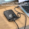HOCO Q19 Lucky 10000mAh 30W Dijital Göstergeli Kablolu Powerbank