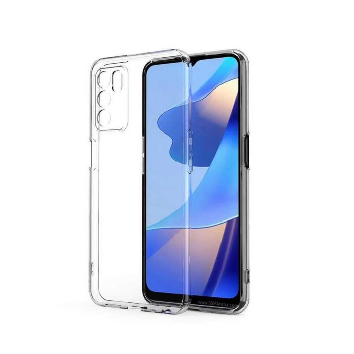 Oppo A16 Lüx Seri Kamera Korumalı Şeffaf Kılıf