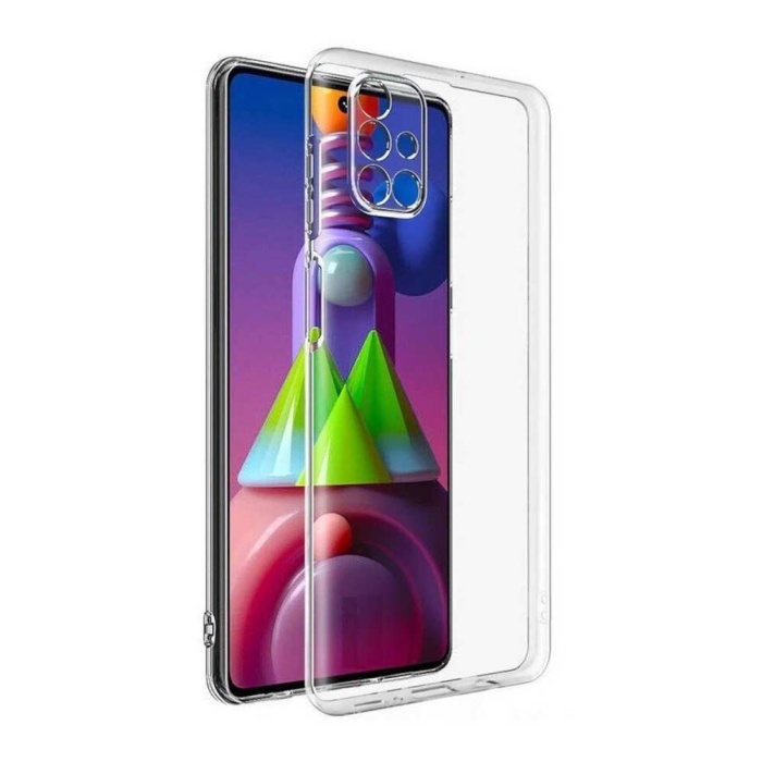 Samsung Galaxy M31s Lux Seri Kamera Korumalı Şeffaf Kılıf