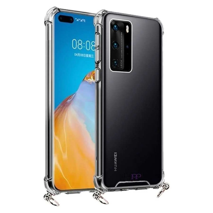 Huawei P40 Darbe Emici Lux Şeffaf Silikon Kılıf