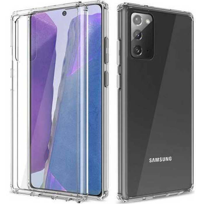 Samsung Galaxy Note 20 Darbe Emici Lux Şeffaf Silikon Kılıf