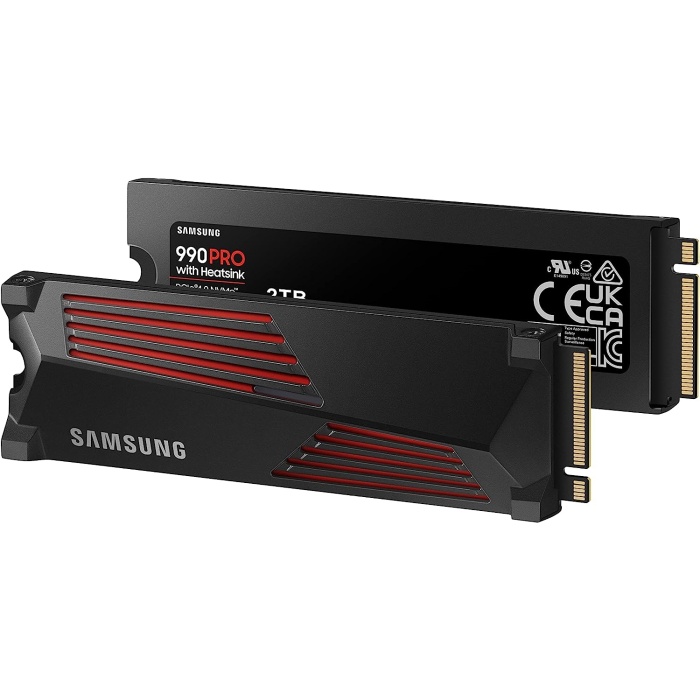 2TB SAMSUNG 990 PRO SOĞUTUCULU M.2 NVMe 7450/6900MB/s MZ-V9P2T0CW