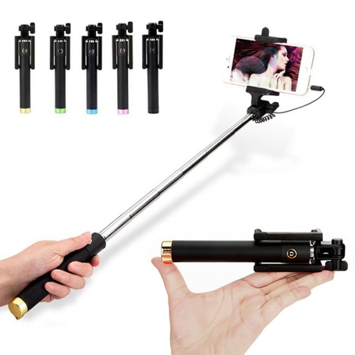 Kablolu Mini Selfie Özçekim Çubuğu