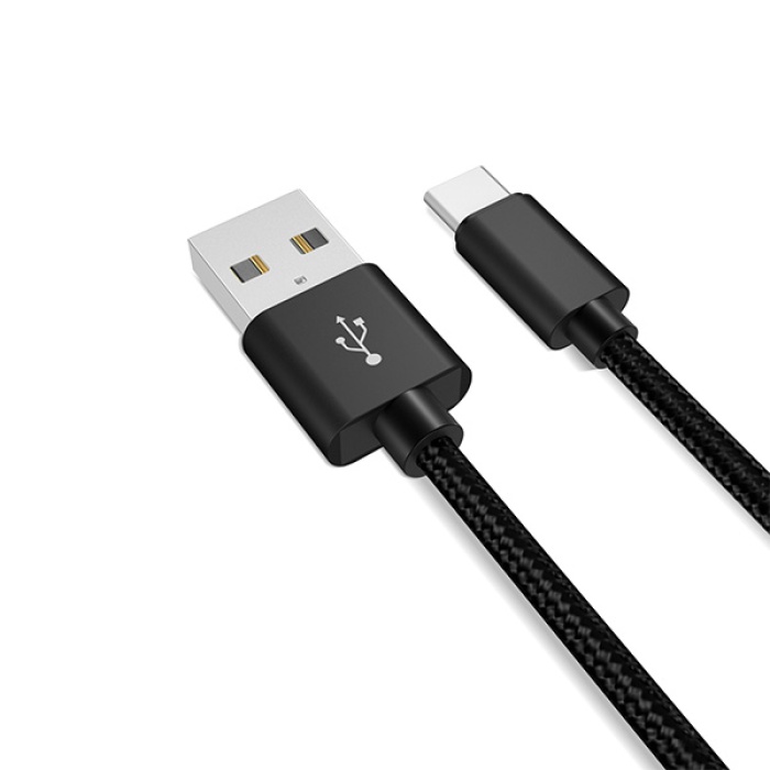 Ally Usb-Type C Android 3.0a Hızlı Şarj Halat Usb Kablo 20cm