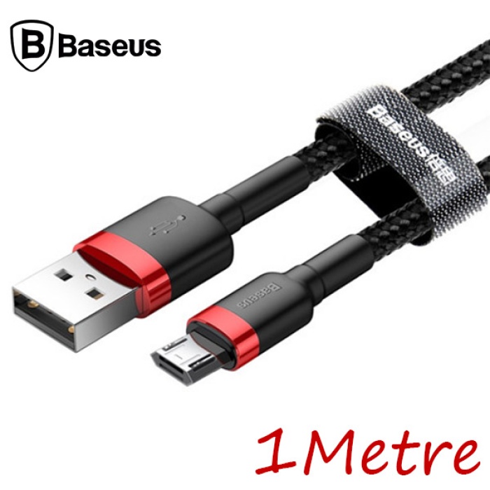 Baseus Cafule Micro Usb 1metre 2.4a Hızlı Şarj Halat Usb Kablo