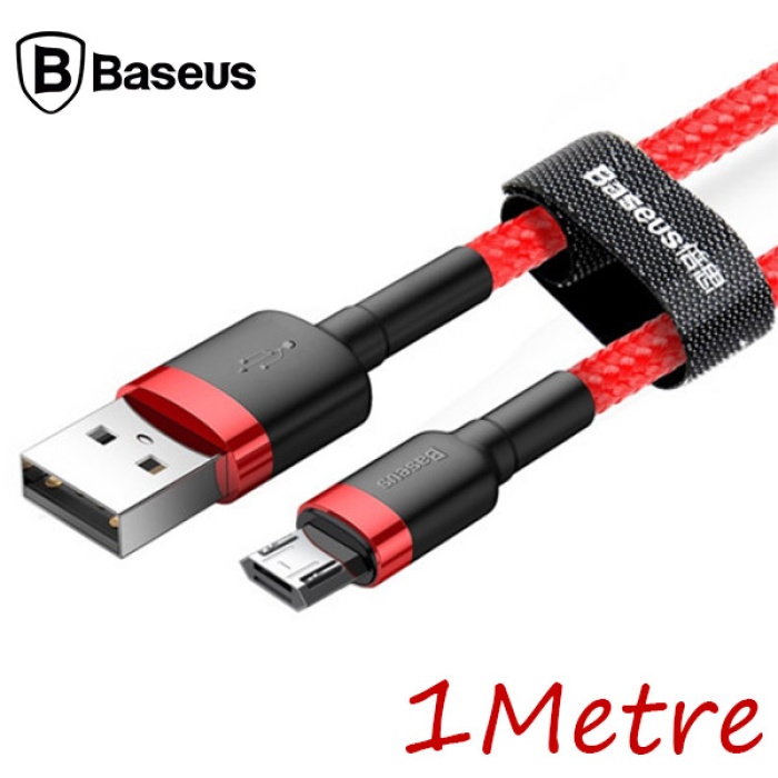 Baseus Cafule Micro Usb 1metre 2.4a Hızlı Şarj Halat Usb Kablo