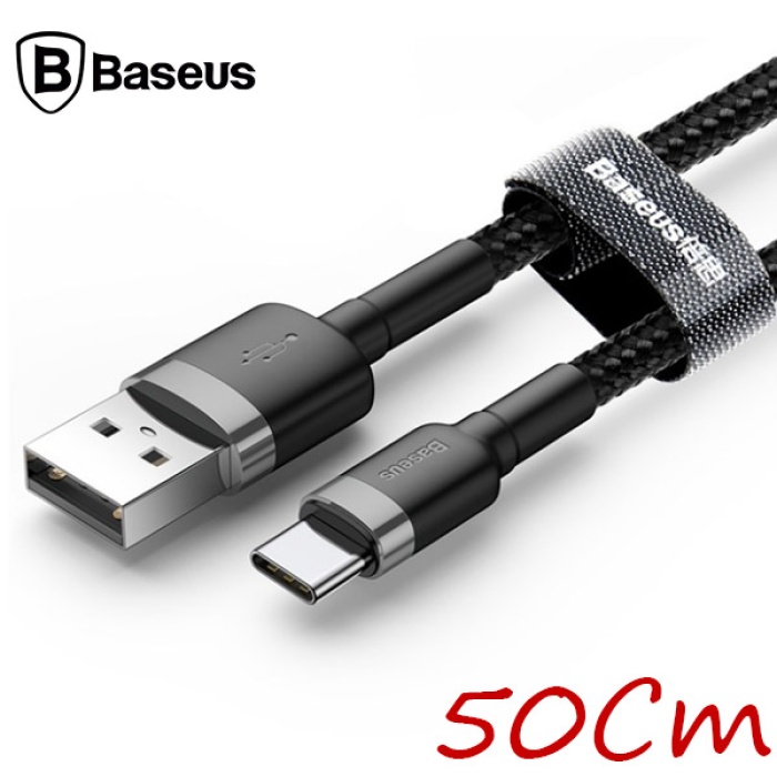 Baseus Cafule Usb Type C  0.50CM 3.0A Hızlı Şarj Halat Usb Kablo