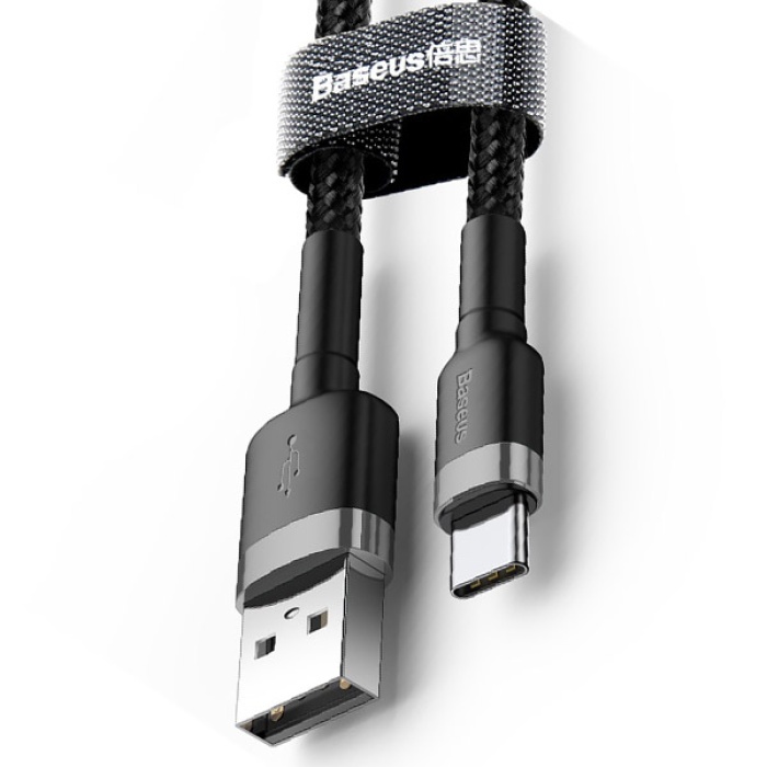 Baseus Cafule Usb Type C  0.50CM 3.0A Hızlı Şarj Halat Usb Kablo