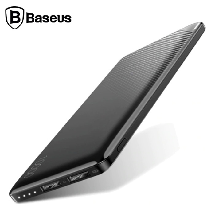 Baseus Mini Cu 10000mah Harici Şarj Power Bank Çift Usb Çıkışlı