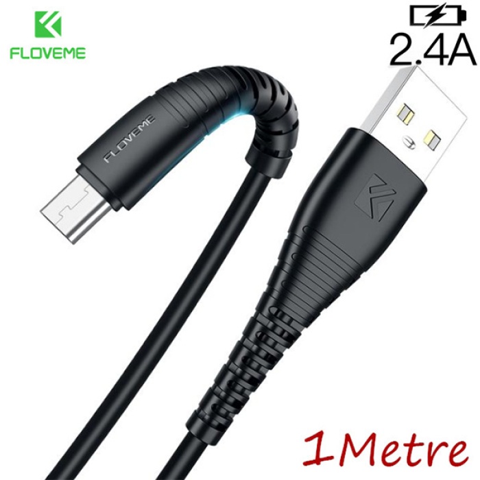 Floveme Usb Type C 2.4a Hızlı Şarj 1 Metre Şarj Usb Kablo