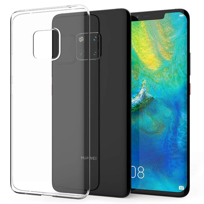 Gor Huawei Mate 20 Pro Kamera Korumalı Ultra Slim Soft Silikon Kılıf