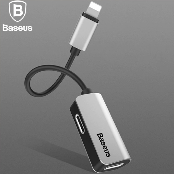 Baseus  L37 2in1 İphone Şarj Kulaklık Dönüştürücü Adaptör