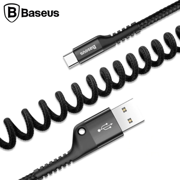 Baseus Fish Eye Spiral 2.0a Usb Type-C Usb Şarj Kablosu