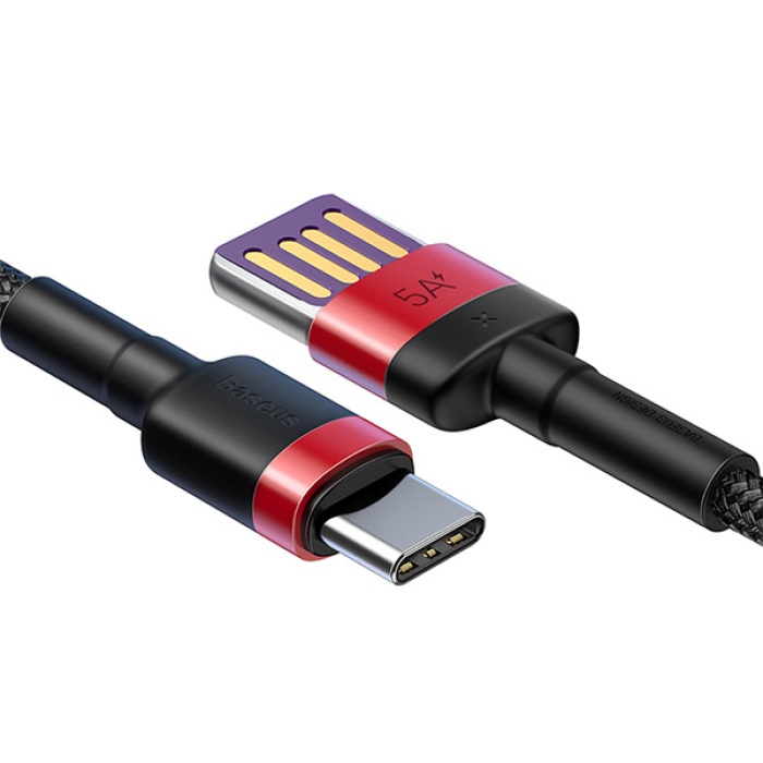 Baseus Cafule Hw Usb Type C40w Hızlı Şarj Usb Kablo Halat Kablo