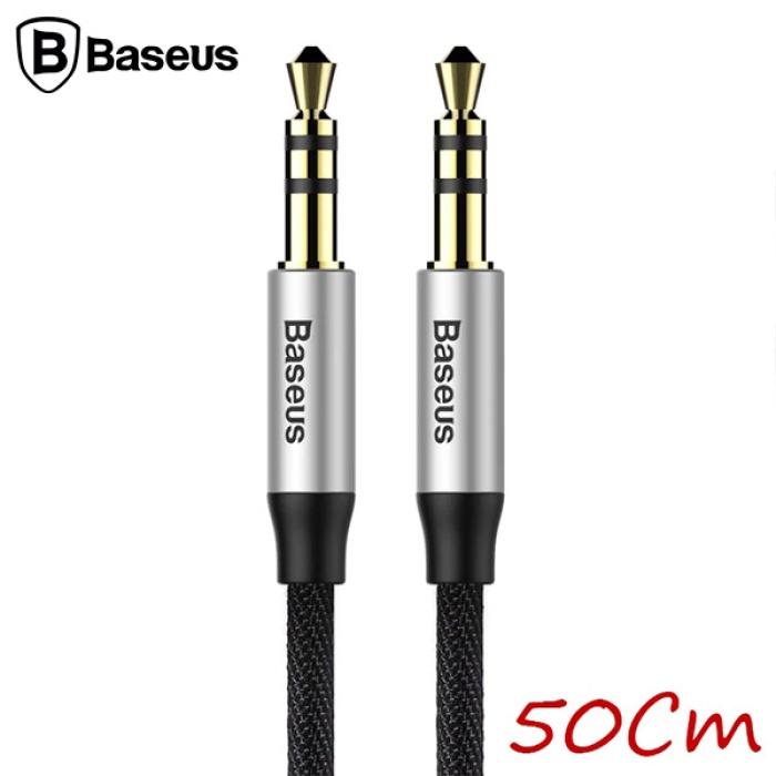 Baseus Yiven M30 3.5mm Aux Kablo 0.50cm Kısa Halat Aux Kablo