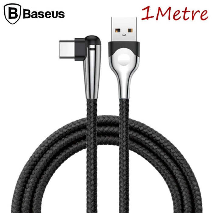 Baseus Mvp Led Işıklı Usb Type C Şarj Kablosu 3.0a 1metre Mobil Oyuncu Usb