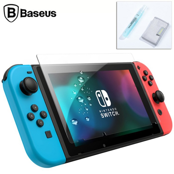 BASEUS Nintendo İçin 0.3mm Tempered Kırılmaz Cam Ekran Koruyucu