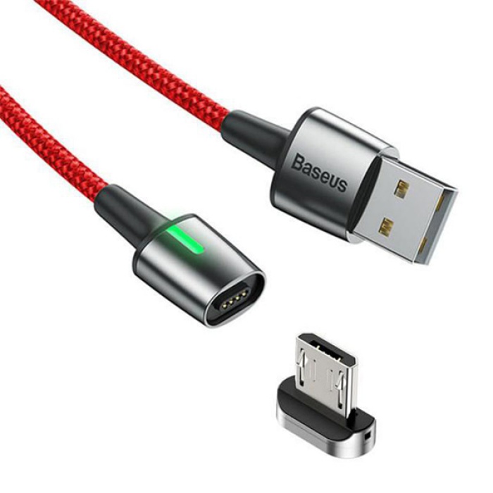 Baseus Zinc Magnetic Usb Kablo Şarj Android Mikro Başlık 2Metre 1.5A