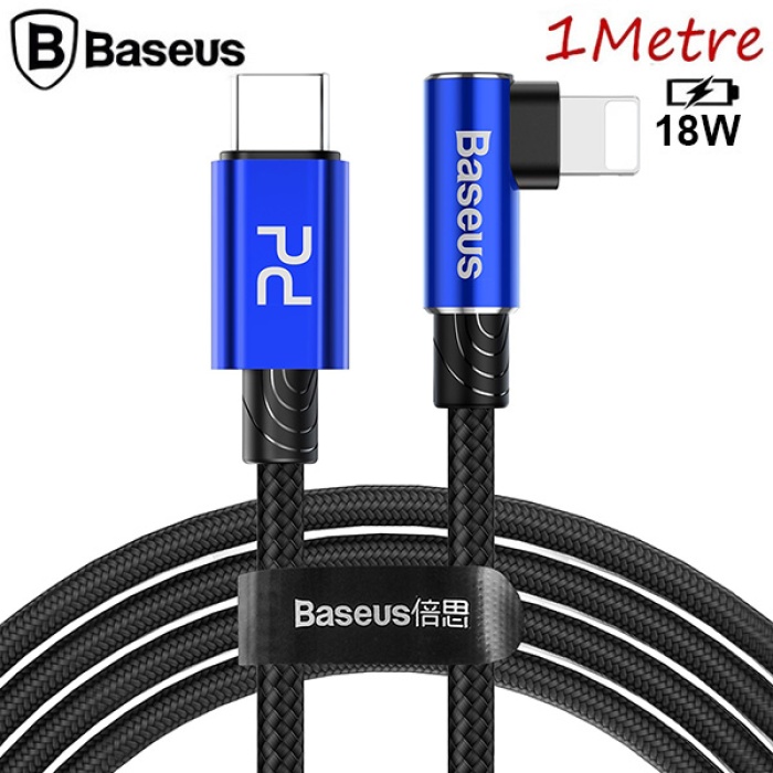 Baseus MVP Elbow Type-C to iPhone PD 18W Hızlı Şarj Usb Kablo 1metre