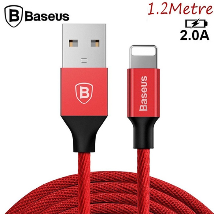 Baseus Yiven İPhone 11,11Pro XR,XS Max 1.2M Halat Usb Şarj Kablosu