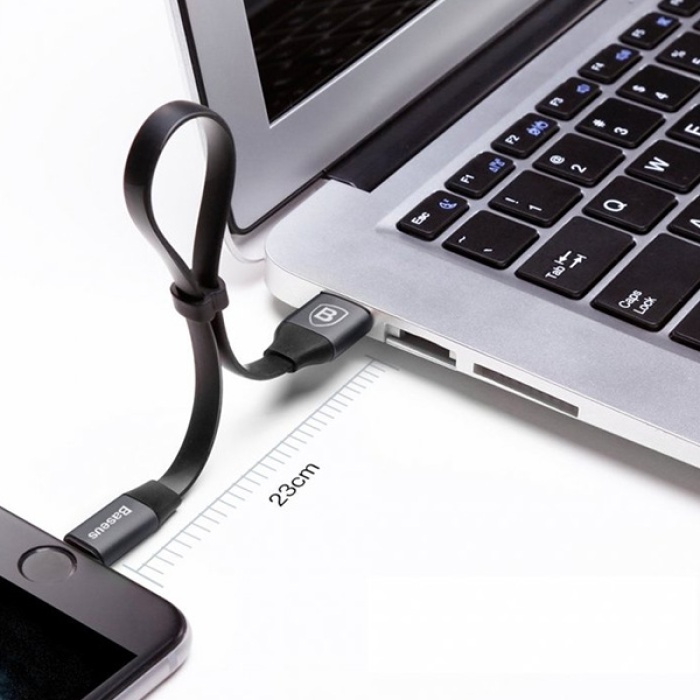 Baseus Nimble Portable Lightning İPhone Usb Şarj Kablosu 23CM