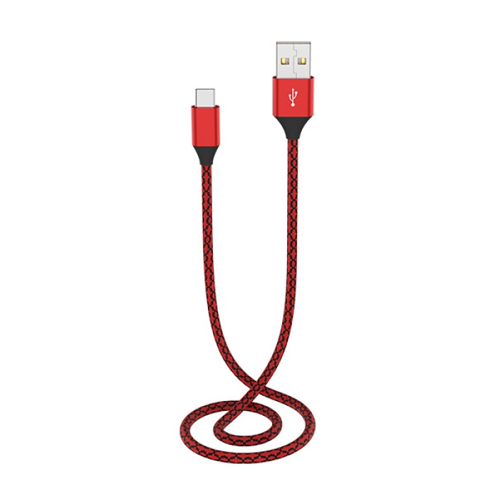 Ally Usb TYPE C 3.0A Hızlı Kopmaz Halat Usb Şarj Kablosu 1M