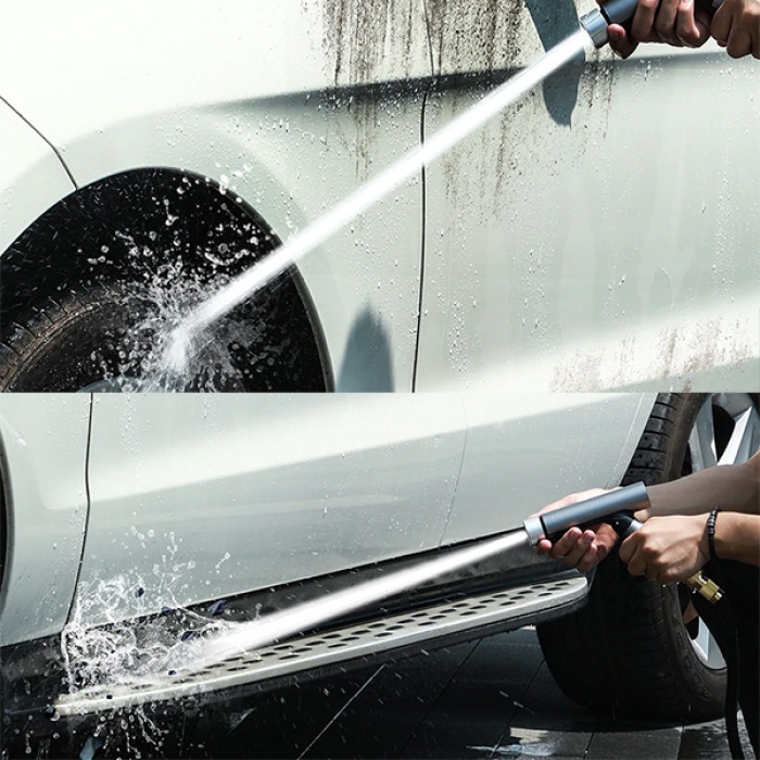 Baseus 7.5 Metre Sihirli Araç Yıkama Bahçe Sulama Hortumu Simple Life Car Wash Spray Nozzle