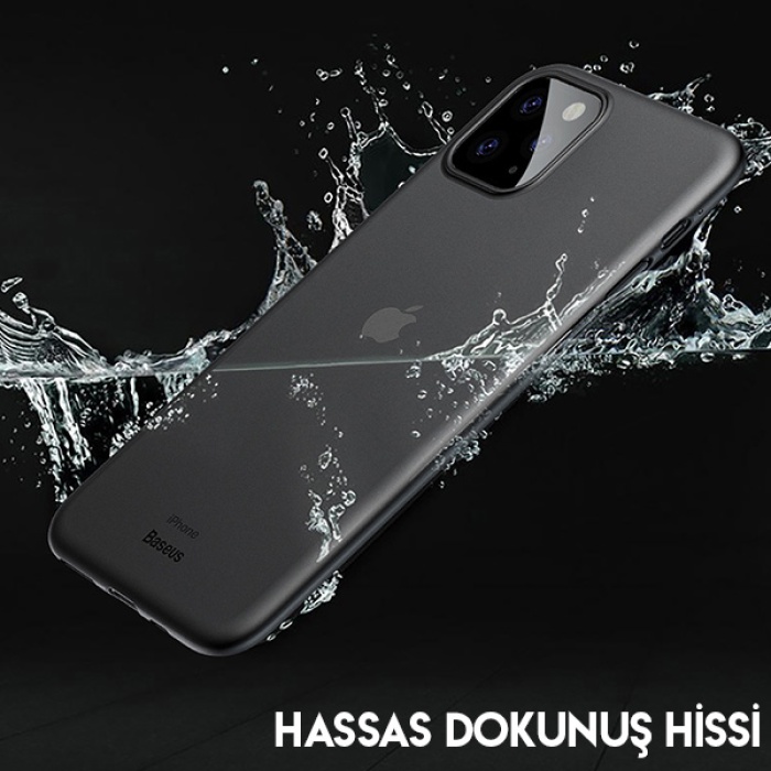 Baseus Wing Case İPhone 11 Pro 5.8 2019 Ultra İnce Lux Mat Şeffaf Kılıf