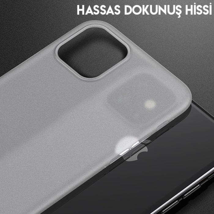 Baseus Wing Case İPhone 11 Pro 5.8 2019 Ultra İnce Lux Mat Şeffaf Kılıf