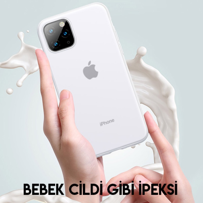 Baseus Jelly Liquid Silica Gel iPhone 11 Pro 5.8inch Şeffaf Sıvı Silikon Kılıf