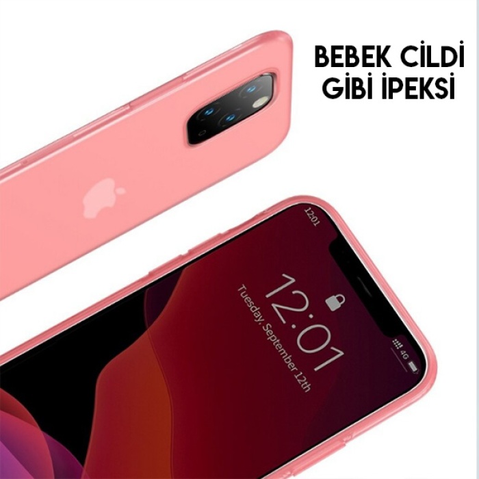 Baseus Jelly Liquid Silica Gel iPhone 11 Pro Max 6.5 Kılıf Şeffaf Sıvı Silikon Kılıf