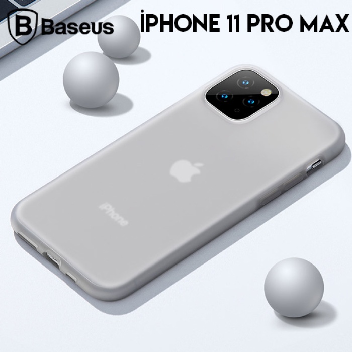 Baseus Jelly Liquid Silica Gel iPhone 11 Pro Max 6.5 Kılıf Şeffaf Sıvı Silikon Kılıf