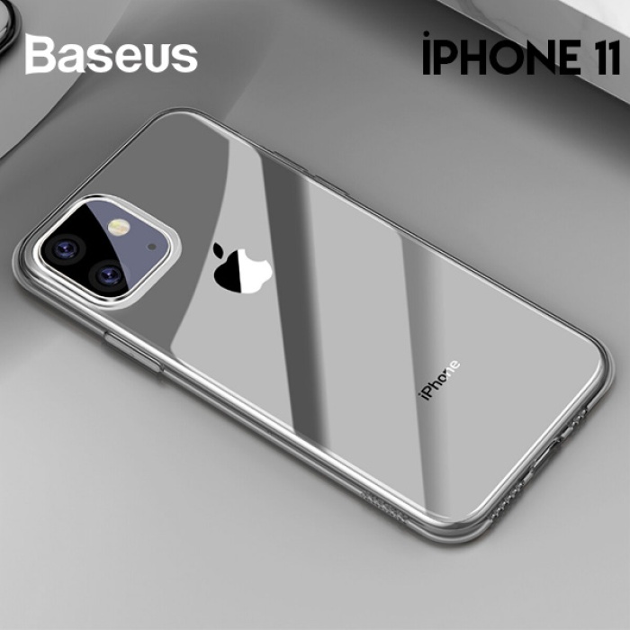 Baseus Simplicity Series iPhone 11 6.1inch 2019 Şeffaf Gel Silikon Kılıf