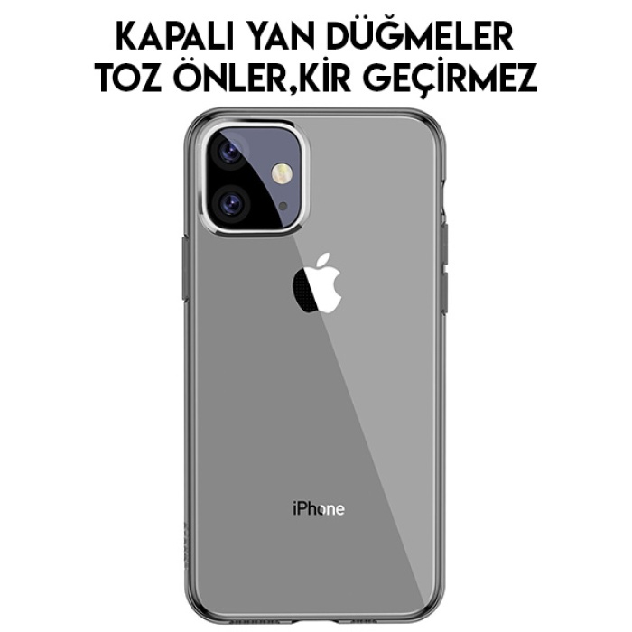 Baseus Simplicity Series iPhone 11 6.1inch 2019 Şeffaf Gel Silikon Kılıf