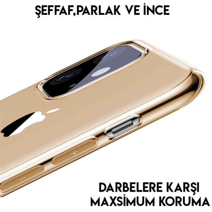 Baseus Simplicity Series iPhone 11 6.1inch 2019 Şeffaf Gel Silikon Kılıf