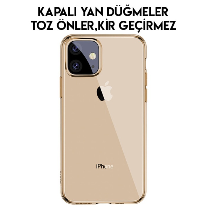 Baseus Simplicity Series iPhone 11 6.1inch 2019 Şeffaf Gel Silikon Kılıf