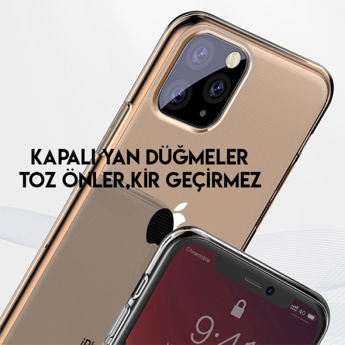 Baseus Simplicity Series iPhone 11 6.1inch 2019 Şeffaf Gel Silikon Kılıf