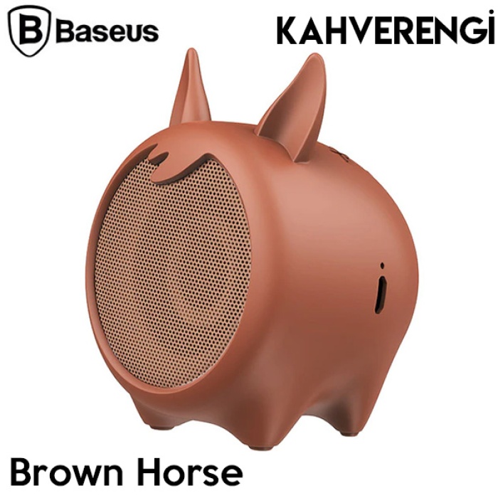 Baseus E06 Q Chinese Zodiac Bluetooth 5.0 Su Geçirmez Stereo Ses Mini Hoparlör Speaker