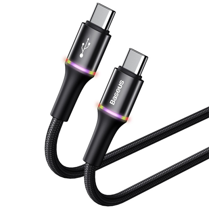 Baseus halo data cable hızlı Şarj Usb Type-C PD2.0 60W (20V 3A) 1metre