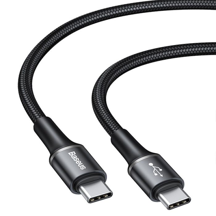 Baseus halo data cable hızlı Şarj Usb Type-C PD2.0 60W (20V 3A) 1metre