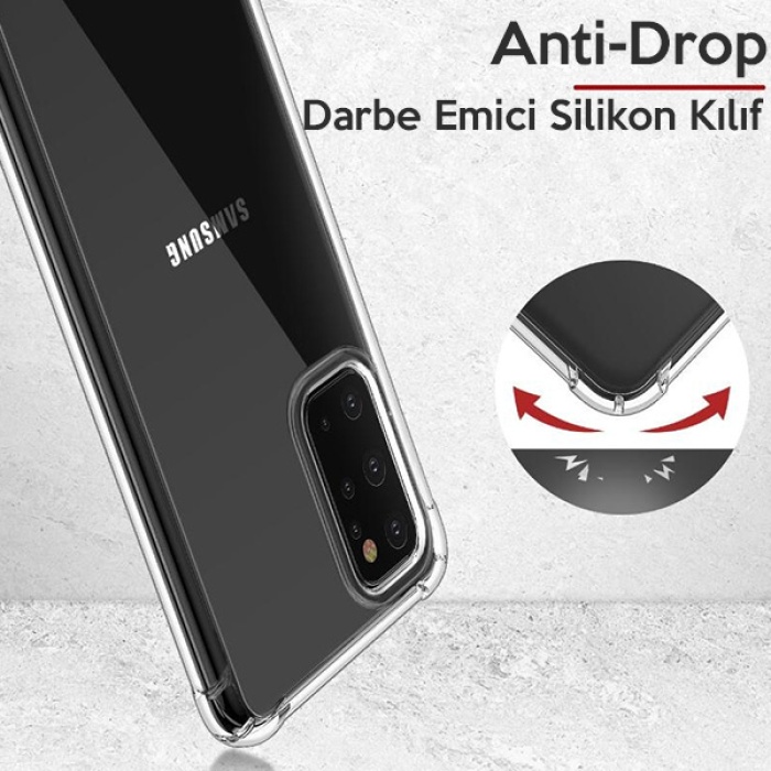 Samsung Galaxy A71 Anti-Drop Darbe Emici Silikon Kılıf Shockproof kılıf