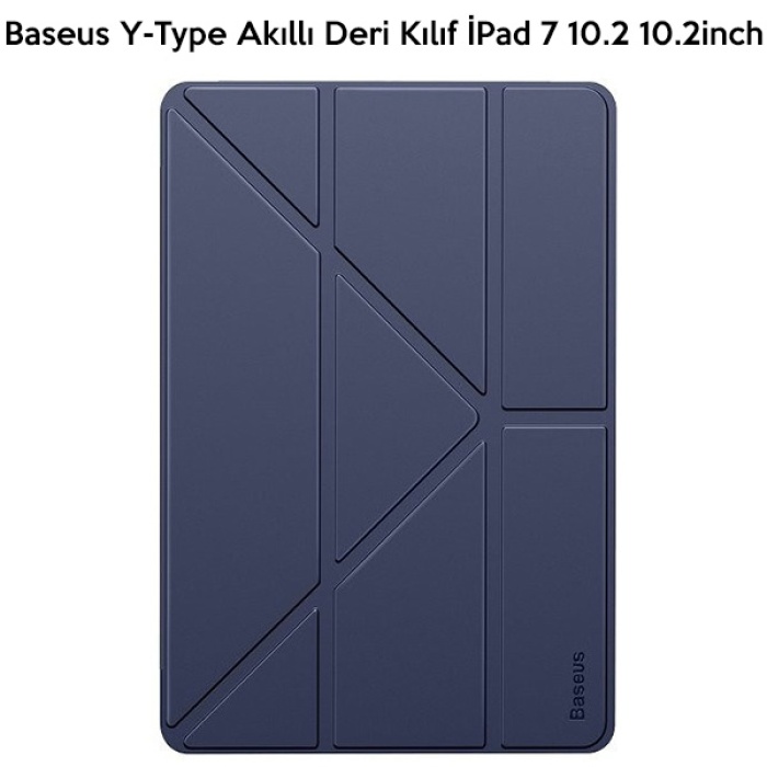 Baseus Y-Type Akıllı Deri Kılıf  İPad 7 nesil 10.2inch Tablet Kılıf