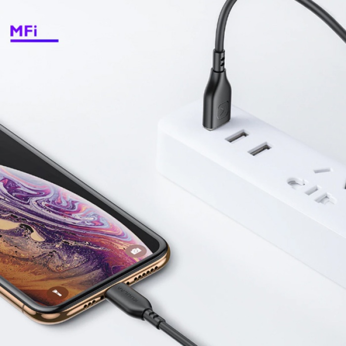 KUULAA 1M MFI Sertifikalı 2.4A İPhone 11,11Pro XS XR-8 Usb kablo