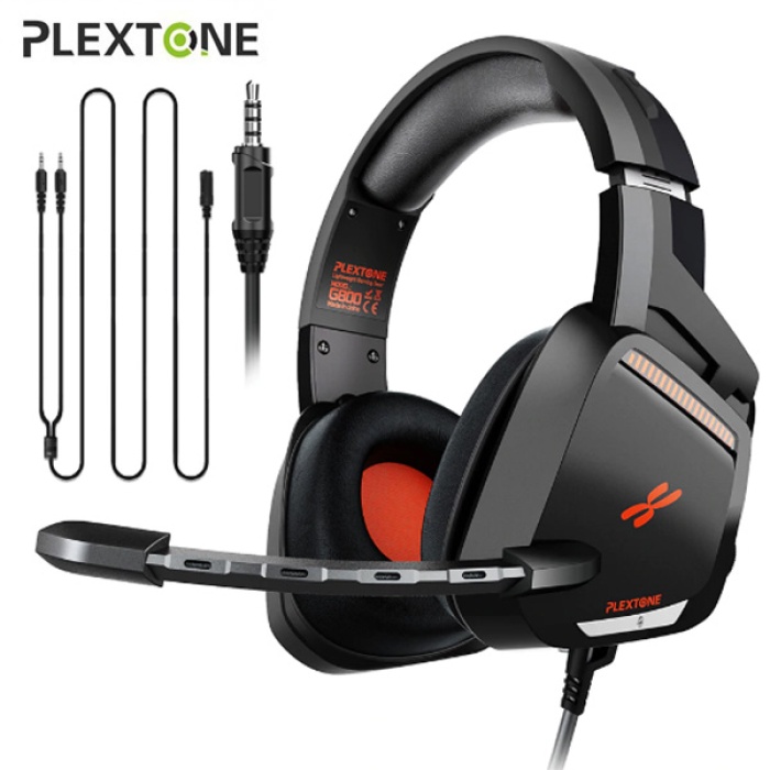 Plextone G800 3.5mm Teleskopik Kablolu Gaming Oyuncu Kulaklığı