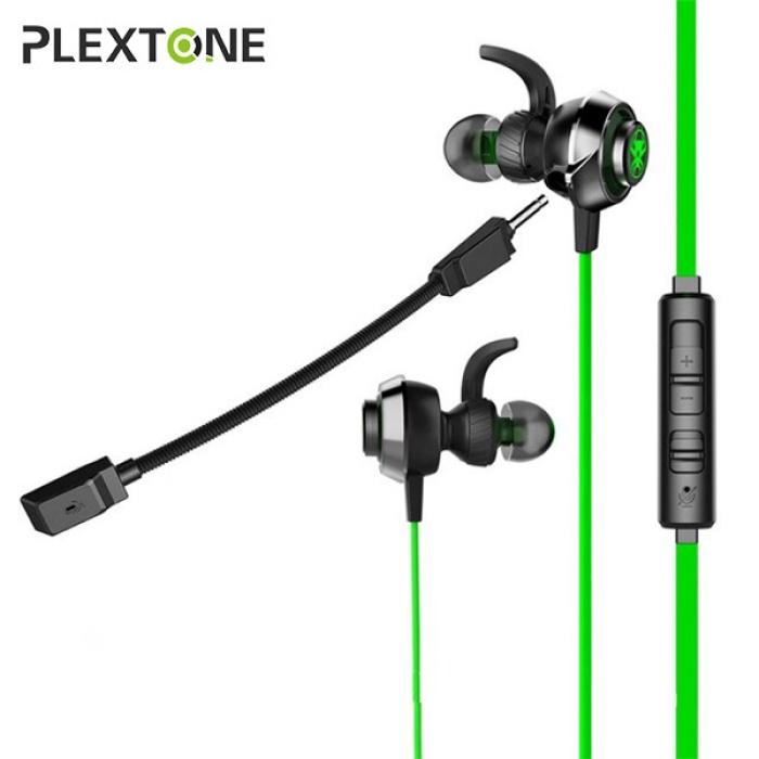 PLEXTONE G50 3.5mm DSP Ses gürültü önleyici Oyuncu kulaklığı Çift mikrofonlu