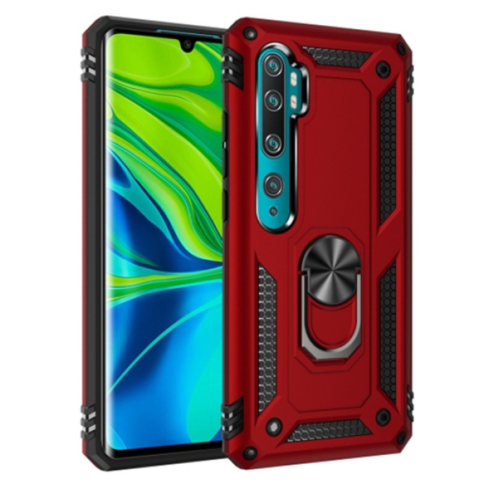 Xiaomi Mi Note 10 - 10  Pro Yüzüklü Kılıf Armor Shockproof Ring kılıf