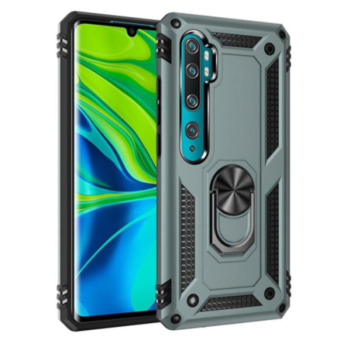 Xiaomi Mi Note 10 - 10  Pro Yüzüklü Kılıf Armor Shockproof Ring kılıf