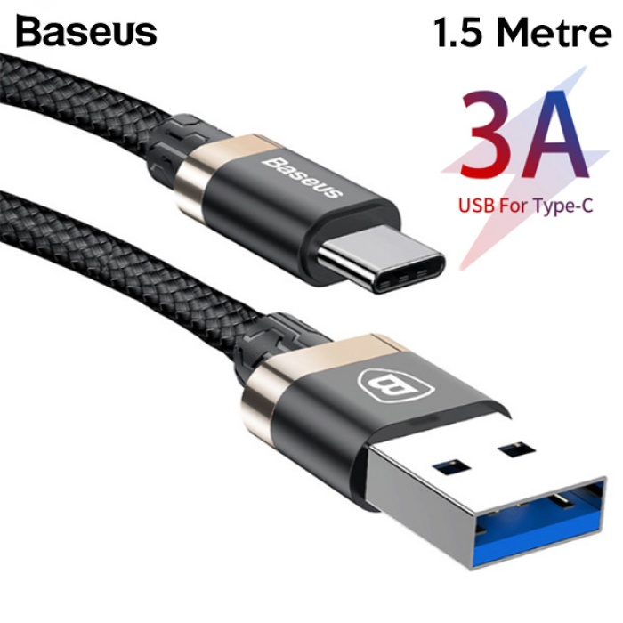 Baseus Golden Belt Usb 3.0 Type C Halat Usb Kablo 1.5 Metre