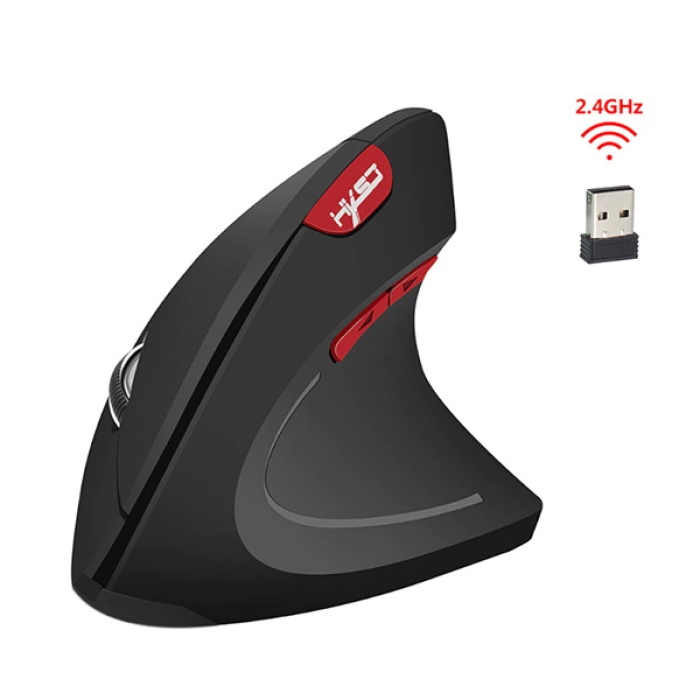 HXSJ T24 2400 DPI Kablosuz Dikey Fare 2.4G Optik Mouse